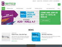 Tablet Screenshot of chemica.fr